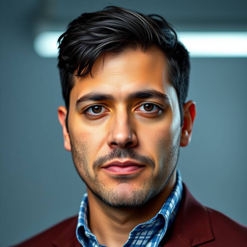 Foto de Javier Rodríguez, cofundador y CTO de Edifika Academy, mirando a la cámara con una expresión seria y profesional.