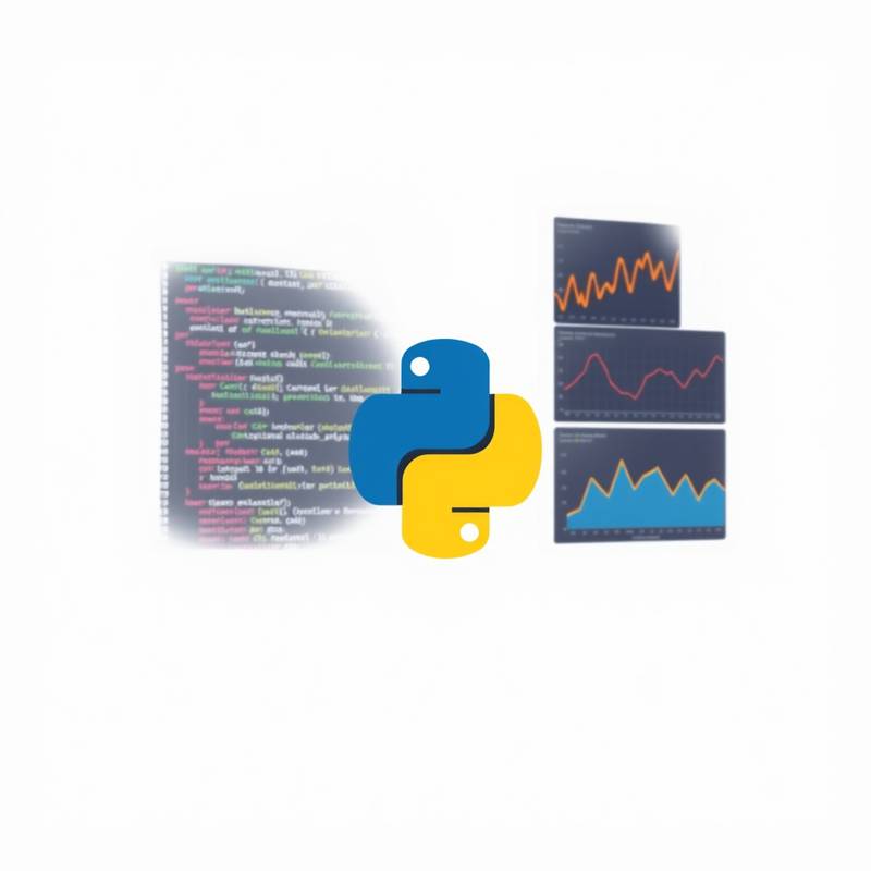 Imagen ilustrativa del curso de Ciencia de Datos con Python mostrando código Python y visualizaciones